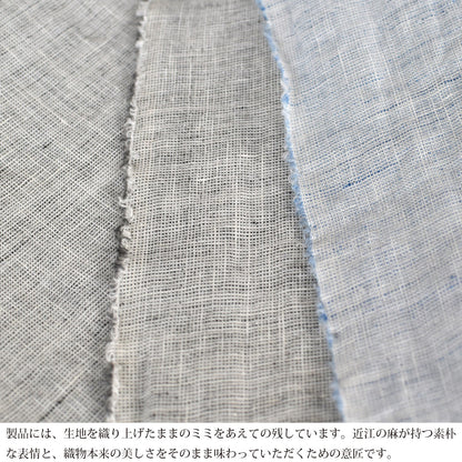 近江の麻 リネンケット ハーフ 116×150cm / 枕カバー 45×90cm 2色 リネン100% 麻織物の美しさ 快眠 冷房対策