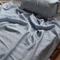 近江の麻 リネンケット フル 139×200cm シングル / 枕カバー 45×90cm 3色 リネン100% 麻織物の美しさ 快眠 冷房対策