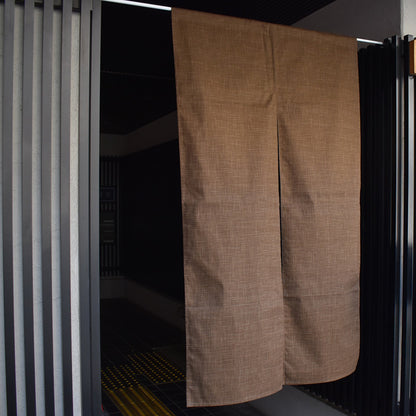 なごみ 縞模様 暖簾 のれん ほっこりした雰囲気のかすり調の風合いが和空間にピッタリ 幅85cm × 丈150cm