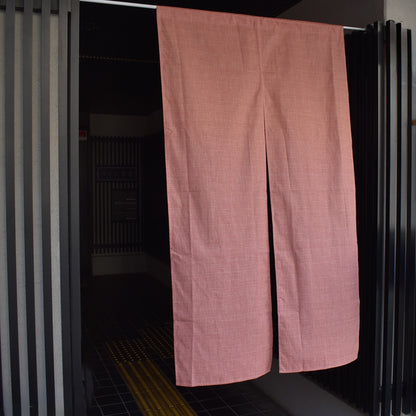 なごみ 縞模様 暖簾 のれん ほっこりした雰囲気のかすり調の風合いが和空間にピッタリ 幅85cm × 丈150cm
