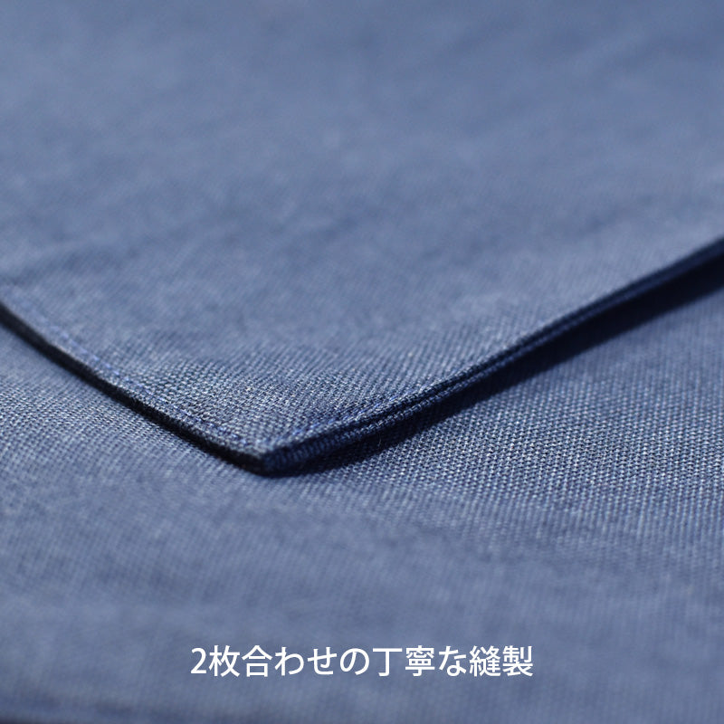 オックス コットン ランチョンマット 合わせ仕様 45×30cm カラーオックス place mat 日本製 綿100％ 10色 中厚で丈夫 丁寧な縫製 夜明屋本店