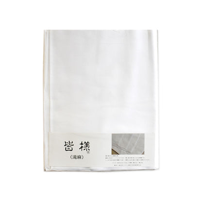 滝麻 綿麻 晒 40cm×12m 日本製 高級生地 肌触り良い 5反セット割 浴衣 和裁 料理 ふきん 手ぬぐい 工芸素材